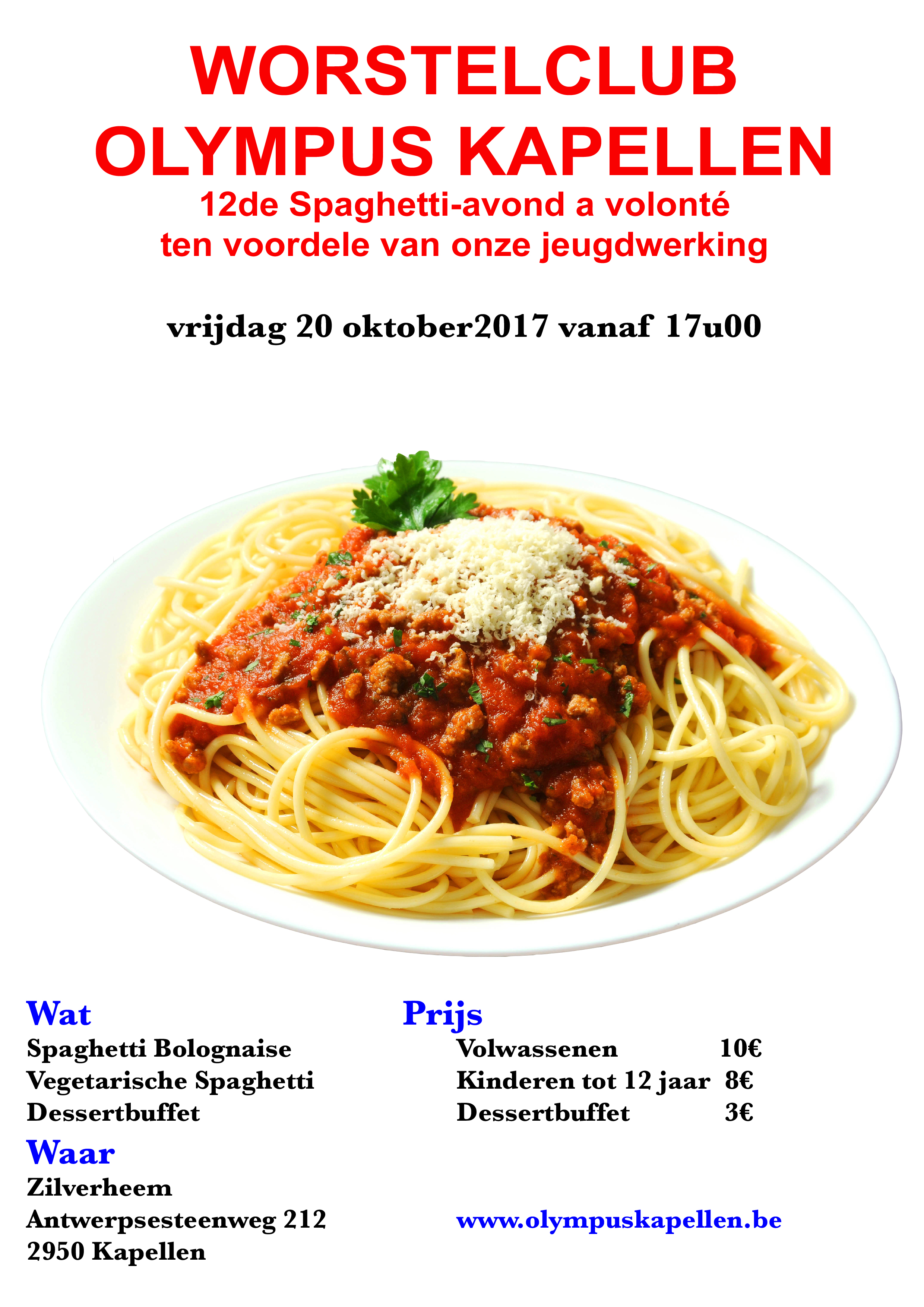 Spaghetti avond @ Zilverheem | Kapellen | Vlaanderen | België
