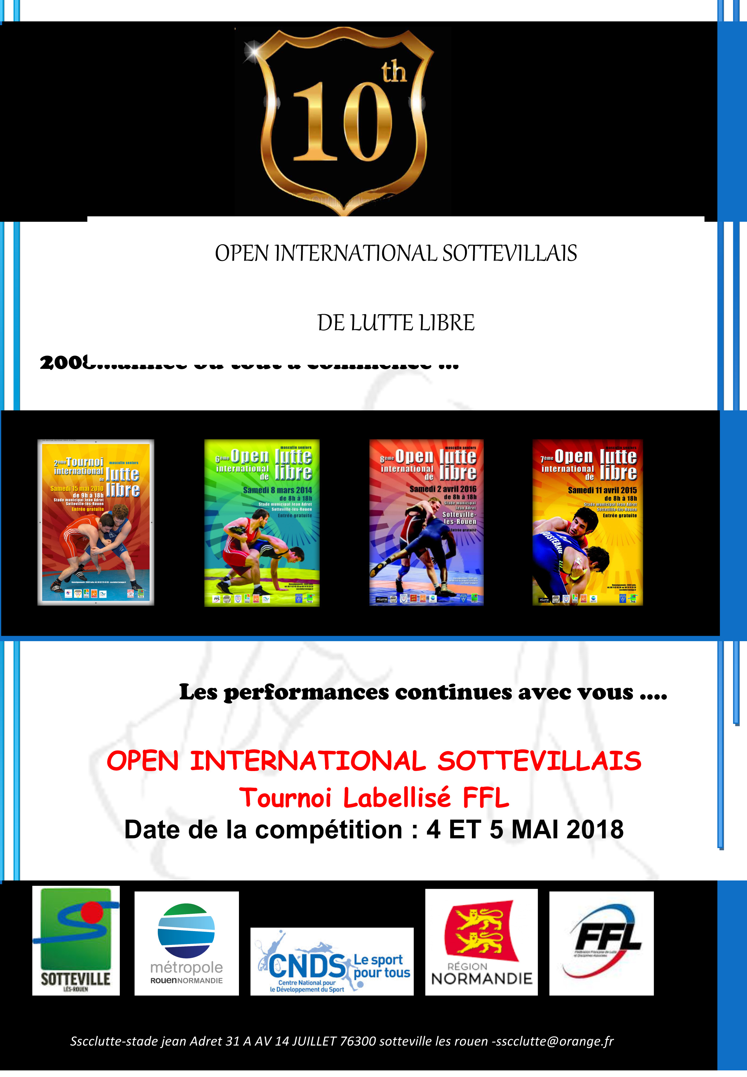 Open International Sottevillais @ Stade Jean Adret | Sotteville-lès-Rouen | Normandie | Frankrijk